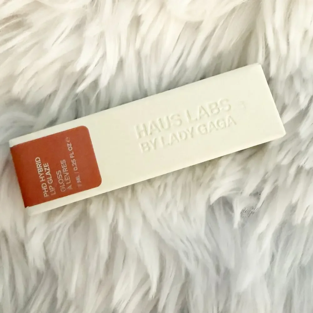 HAUS LABS | Lady Gaga PhD Hybrid Lip Glaze Full size | Guava (Soft Warm Pink)